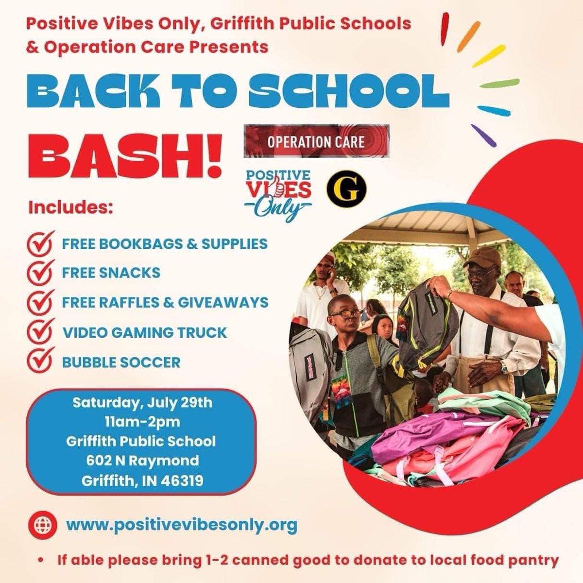 TheKodakChris's tweet photo. BACK TO SCHOOL DRIVE!!! Come out and support while we’re here https://t.co/eAdEEi4cQn