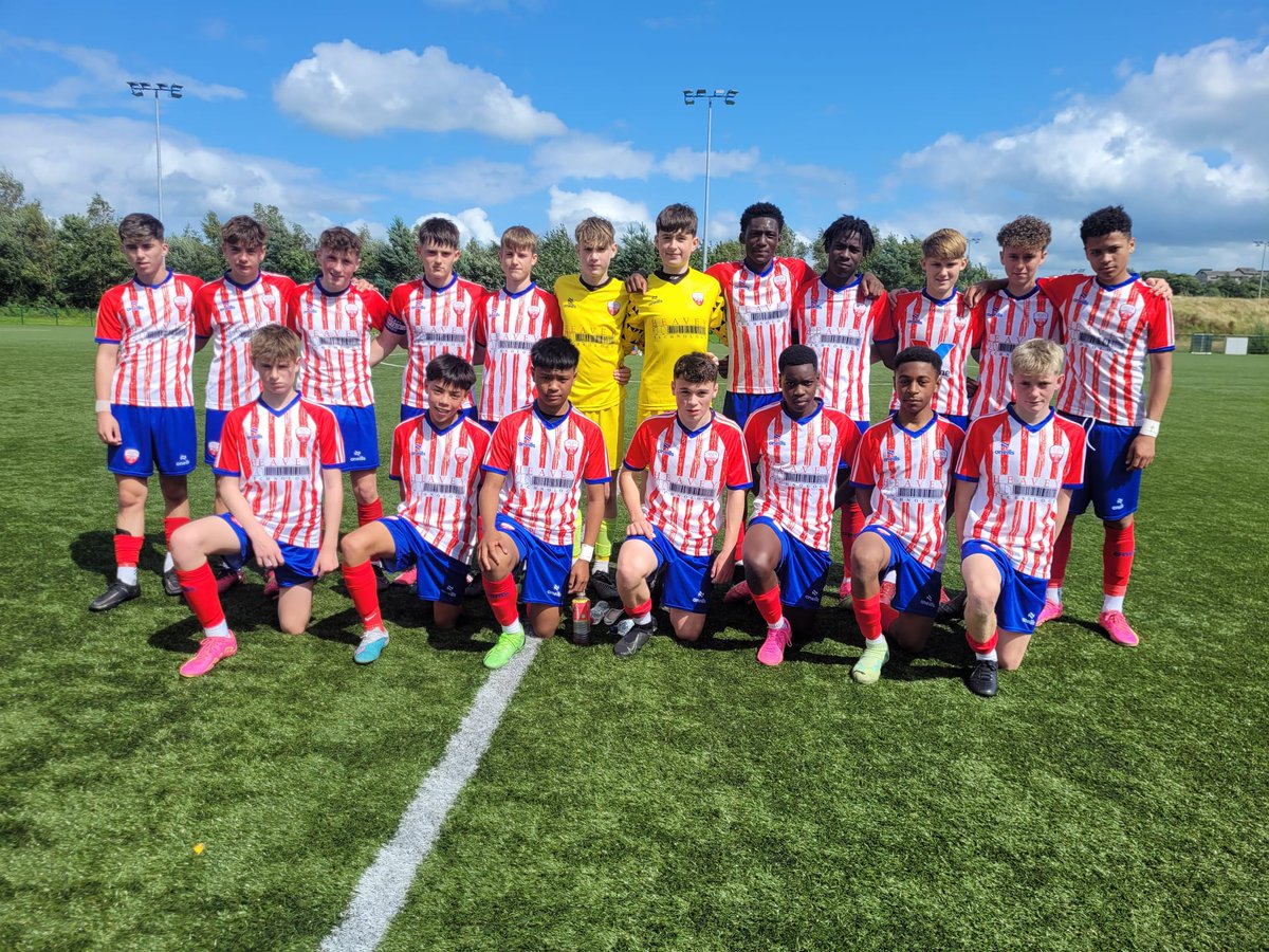𝐌𝐔𝟏𝟒 𝐑𝐞𝐬𝐮𝐥𝐭! 🔴 (1/2)

Well done to our MU14s who grabbed 3 points today.

Our 14s started off well and scored within 10 minutes thanks to Christian Stack. Waterford came back into it in the middle 1/3 and were unlucky not to be able create too many chances...