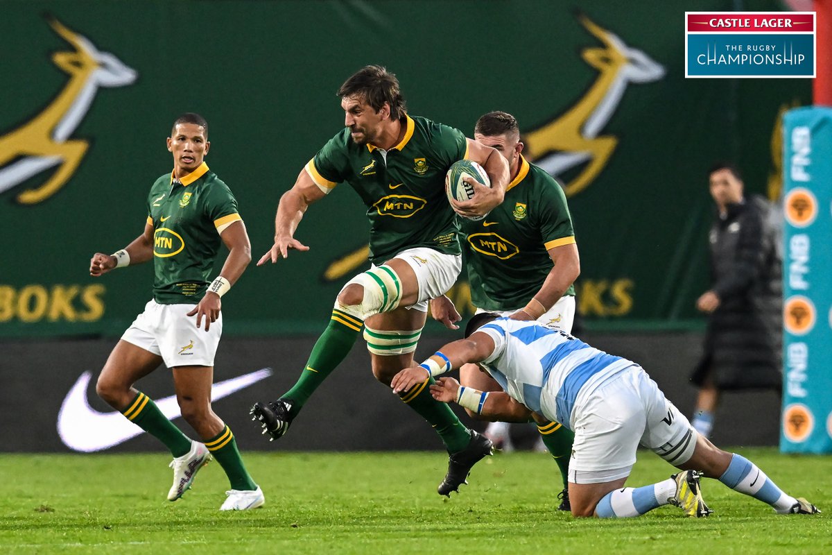 Springboks's tweet photo. What was your highlight of the first half in Joburg❓
#StrongerTogether #RSAvARG #Springboks #TRC2023 https://t.co/hNC0QHfkPJ