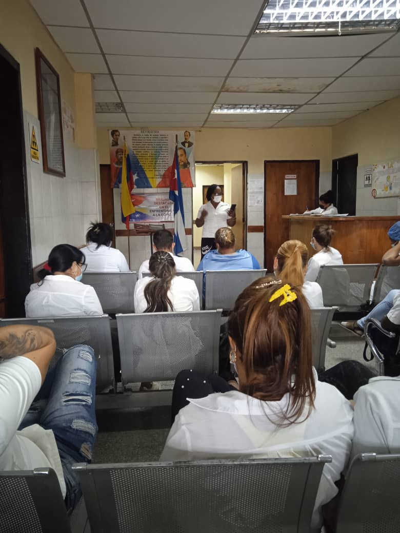 cubacooperaven's tweet photo. CDI Paraíso estado #Anzoategui  en sus labores diarias, reunión de brigada y festival de artistas aficionados.

#CubaPorLaVida #CubaCoopera https://t.co/TXxIDR1JMz