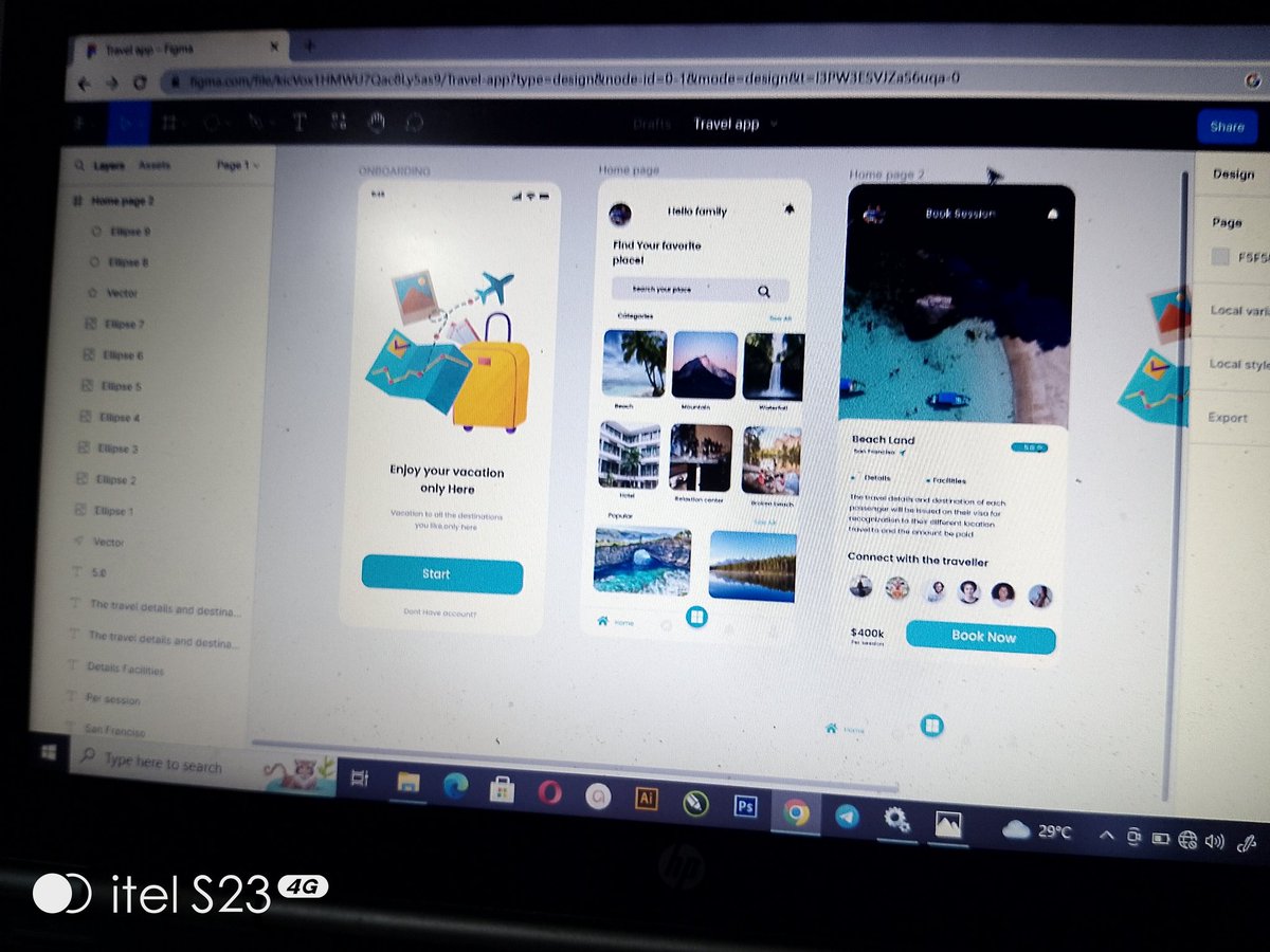 timi_graphics's tweet photo. A Travel app
User interface design
#Timigraphics
#uidesign
#uxdesigner
#Travelapp
#productdesign https://t.co/cZyt1wn5uw