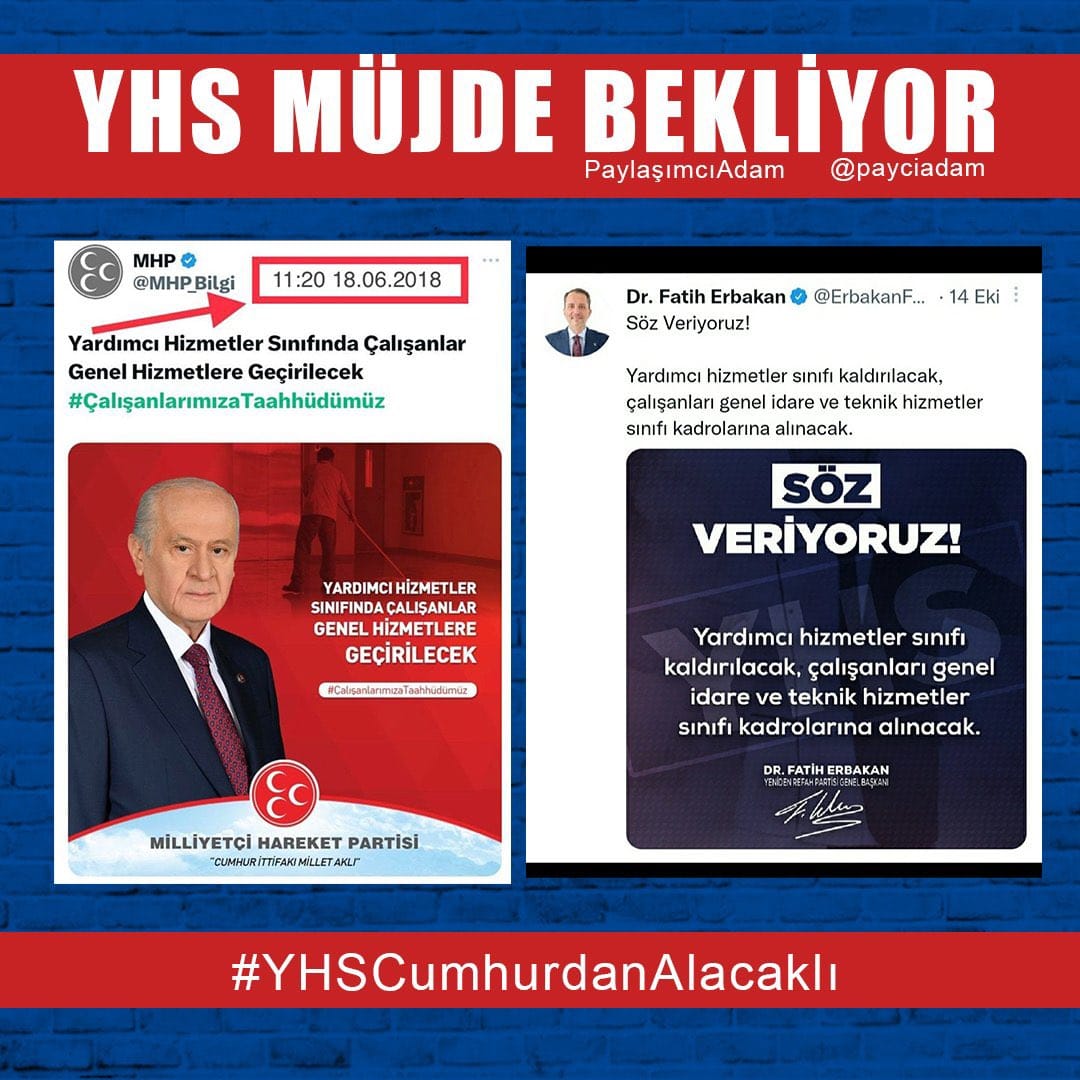 Yalnz6606's tweet photo. 1 Ağustos Salı günü Memur ile Hükmet arasında Toplu görüşmeler başlayacak.

Bu süreçte Başta Dr. Fatih Erbakan olmak üzere. İktidar partisinin vekilleri Sevgili Osman Gökçek, Muhalefet Liderlerinden Sn. Meral Akşener'den destek bekliyoruz.

67'nin Kanayan yarası bu rezil kadroyu #YardımcıHizmetlerSınıfı sorunu Tarihin tozlu sayfalarına gömelim hep birlikte.

@RTErdogan
@hasandogan
@ErbakanFatih
@meral_aksener
@OsmanGokcek_
@MetinKiratli01
@MKalayci42
@yasaryldrmMHP
@erkanakcay45
@sadirdurmaz
@TamerOsmanaaol1
@buyukataman
@YildizFeti
@KarakayaMevlut
@M_BilalAydin
@MemurSenKonf
@_aliyalcin_
@BuroMemurSen_
@yusufyazgan37
@Kamu_Sen
@OnderKahveci
@TalipGeylan06
@TurkBuroSenGM
@TurkesGuney
#YHSMasadaKalmasın
