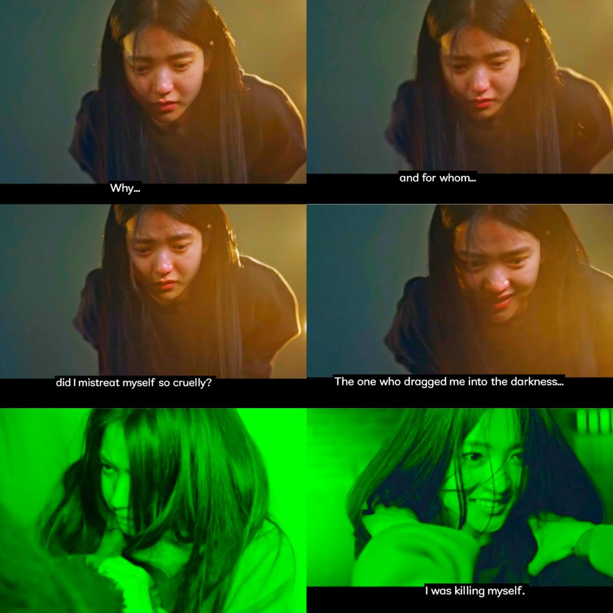 theaudreyhall's tweet photo. Why and for whom did I mistreat myself so cruelly? The one who dragged me into the darkness was me :)

#RevenantEp12 https://t.co/1VGNUWK6dW