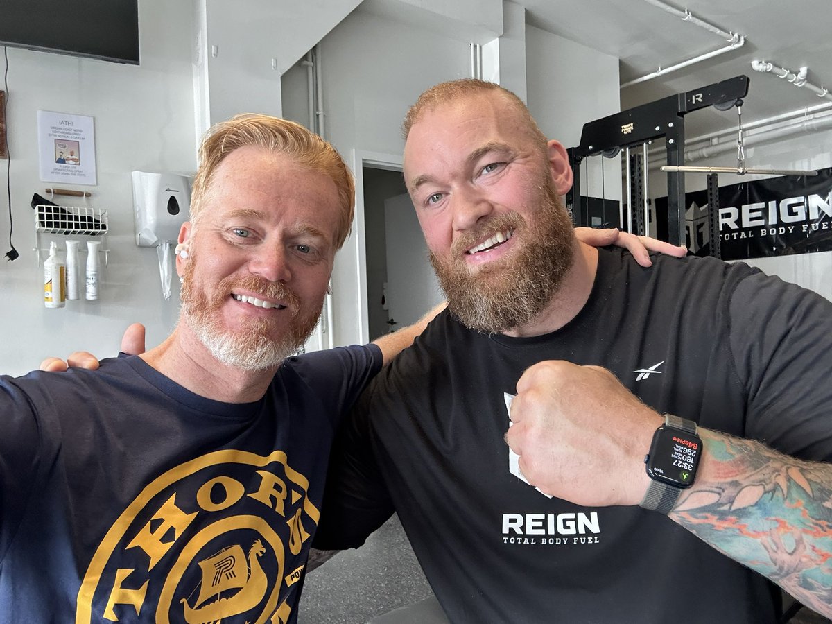 Training to fight The Mountain! ⛰️💪🏻

Have some way go go still…

#TheMountain #ThorBjornsson #GameOfThrones