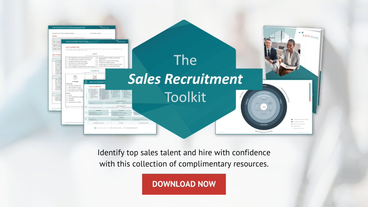 Recruiting and hiring top salespeople is the #1      challenge identified by today's sales and enablement leaders.

Download free resources to optimize your hiring process: hubs.li/Q01YHN760

#SalesRecruitment #SalesEnablement #SalesManagement