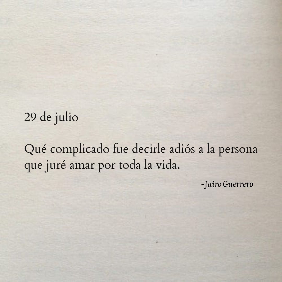 29 de julio. ✍🏼