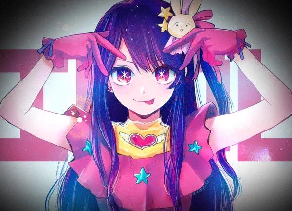 初めて描くのでほぼ模写の完璧で究極のアイドルさん。 
