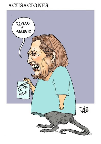 Cruzamaranta's tweet photo. #LadyDenuncias la señora X invade la privacidad del hijo del presidente quien no es servidor público y ahora llora la cínica. #LadyRata https://t.co/D9OJc7O6a8