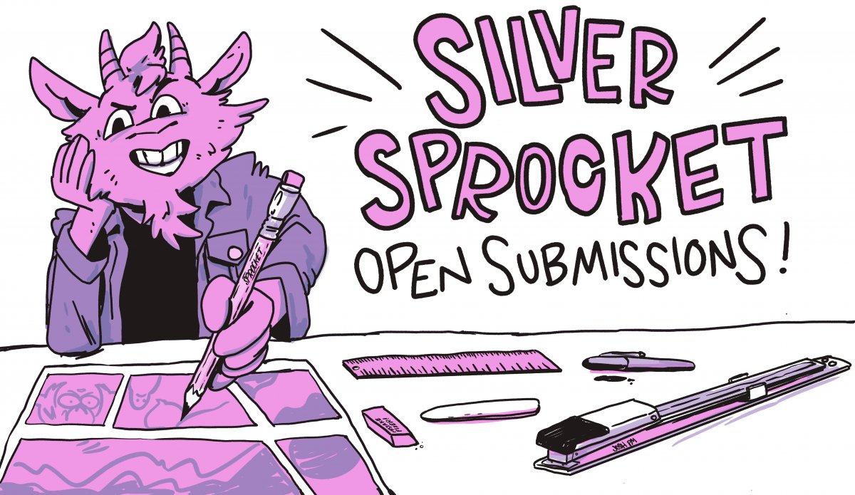 A REMINDER! 

We are opening submissions of original self-contained mini-comics for publication through Silver Sprocket! You can find more info at the 🔗 in the 2nd tweet. 

SUBMISSIONS OPEN TUESDAY! AUGUST 1ST!