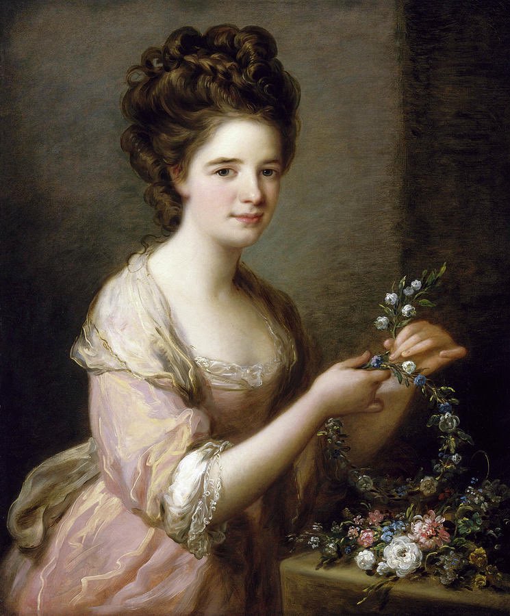 FEMALEARTJOY's tweet photo. Angelica Kauffman RA
 (1741-1807)
Born in Switzerland, she was the daughter of the muralist Johann Joseph Kauffman. She received artistic training while acting as her father's assistant from a very young age and copying the works of Old Masters as they traveled for commissions. https://t.co/zFV4J1UrHL