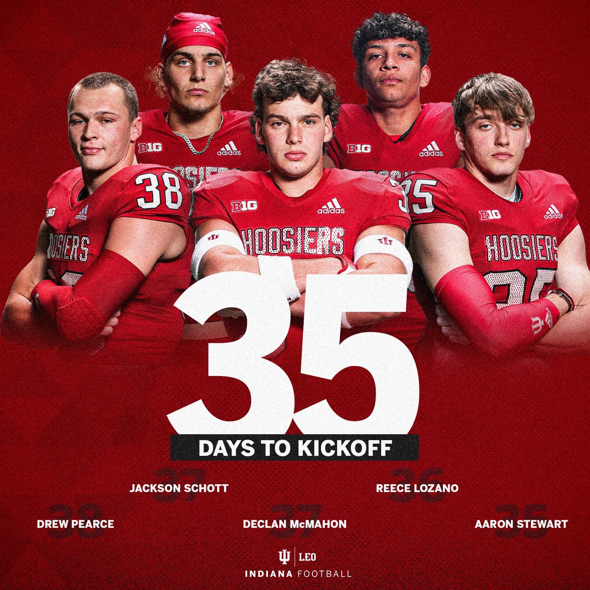 IndianaFootball's tweet photo. 35 days to kickoff‼️ https://t.co/pIBicR7YoB