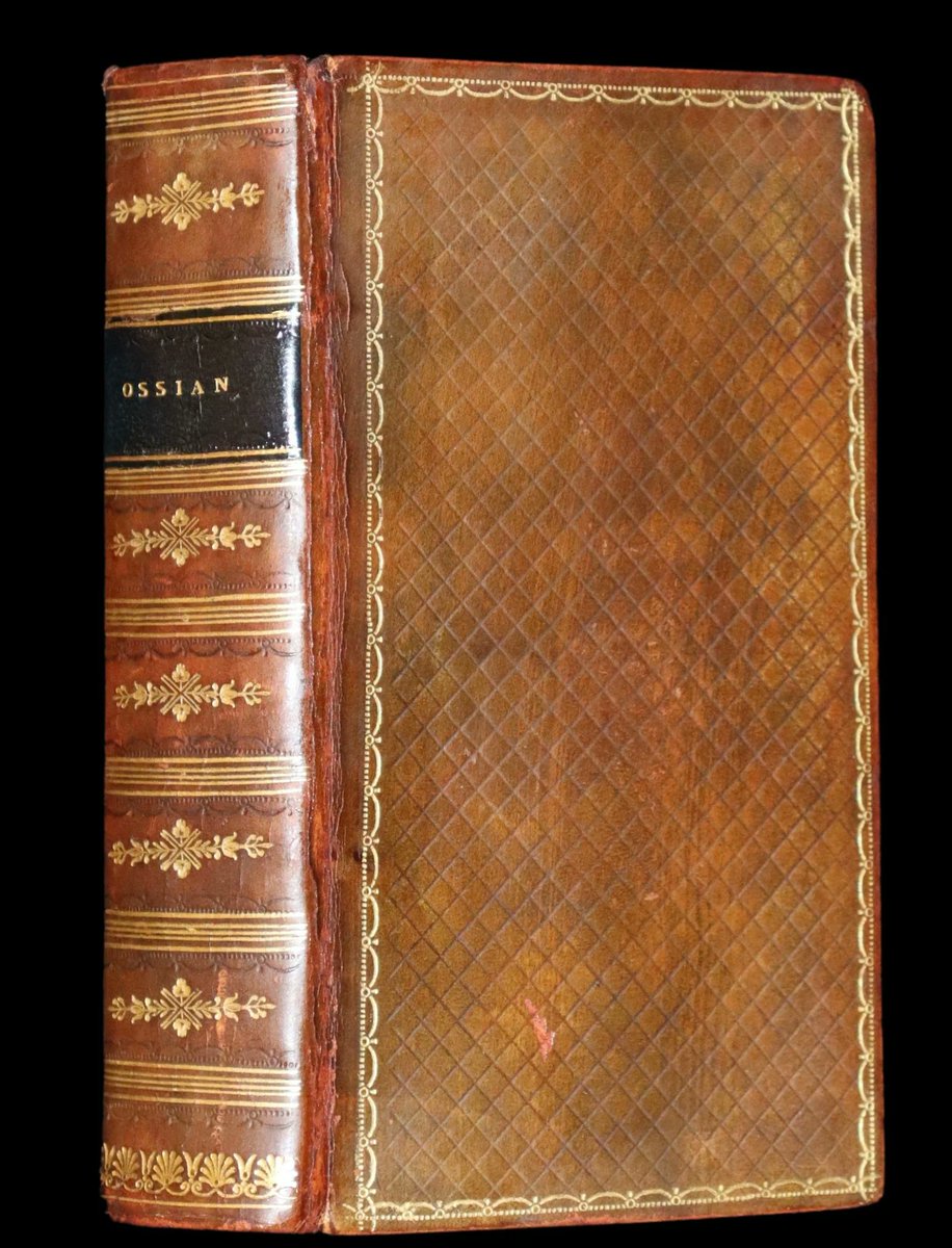 mflibra's tweet photo. 1807 Rare Book - The POEMS of OSSIAN by James Macpherson. Gaelic mythology.
https://t.co/SviznLCwtK
#BookWithASoul #FirstEdition #JamesMacpherson #Gaelic #Mythology #illustrated #bookworm #bookstagram #library #bookstore #booknerd #bookstagrammer #rarebooks #bibliophile https://t.co/29nYGJw4Xv