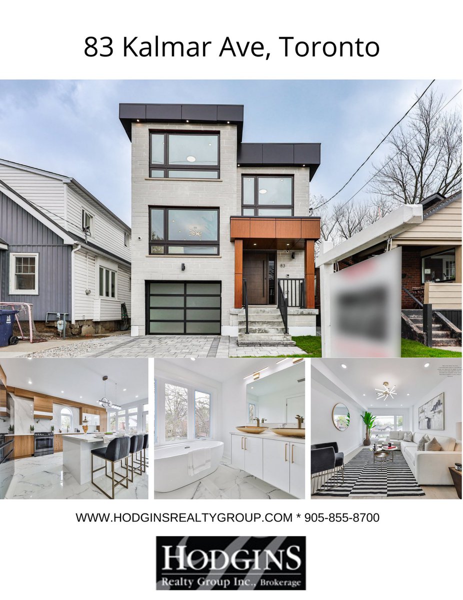 HodginsRealty's tweet photo. REDUCED! Contemporary Birch Cliff Dream Home, Only Minutes To Many Schools, Local Shops And Lake Ontario. A Modern New Custom Home With Magazine Worthy Living Space! MLS#E6115372 https://t.co/wEgcy80X2b