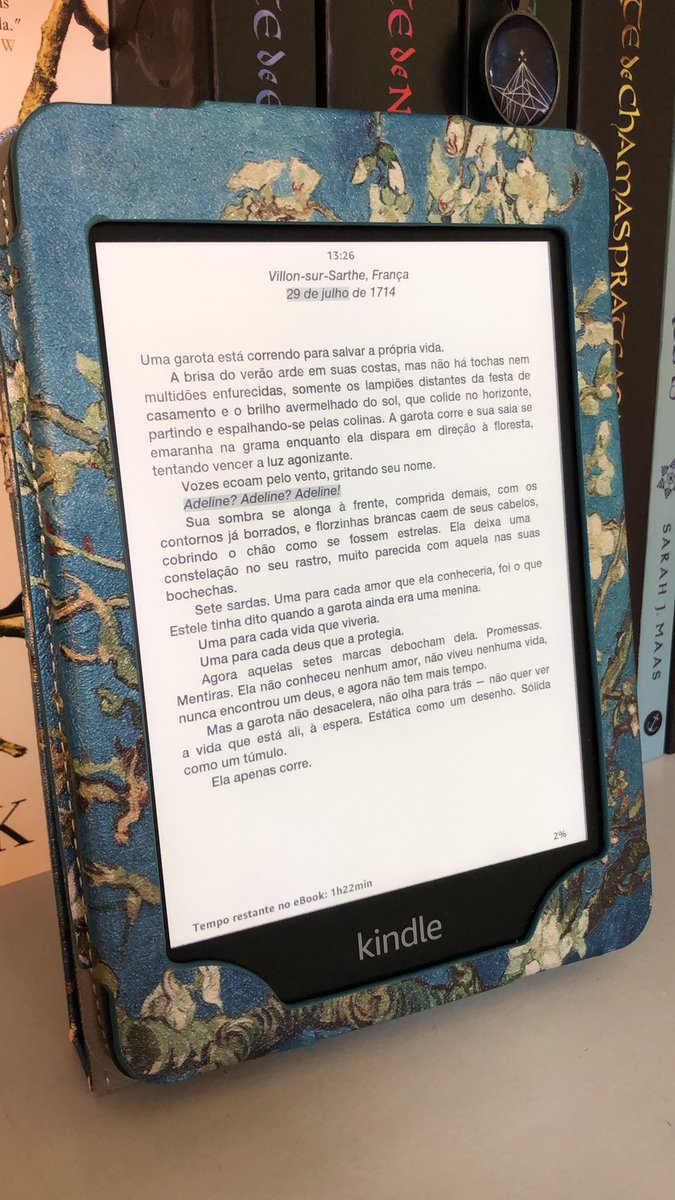 “Ela descobriu que os livros são uma maneira de se viver milhares de vidas diferentes – ou de encontrar forças para viver uma muito longa.”

A vida invisível de Addie Larue