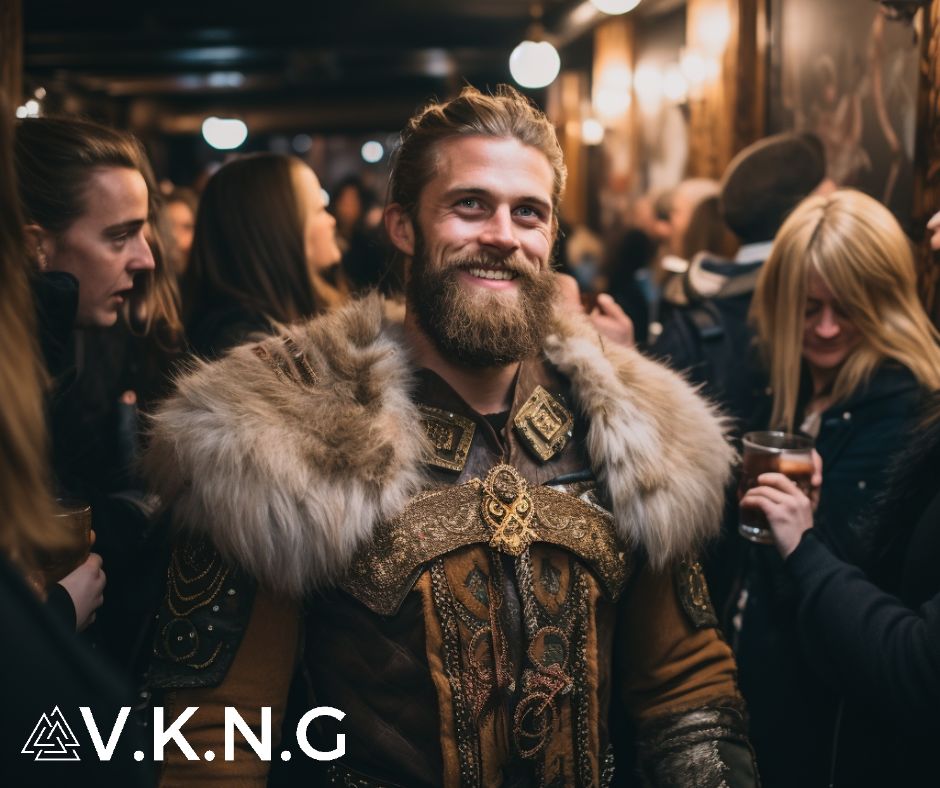VKNGjewelry's tweet image. When you're trying to fit in at a modern party but your Viking roots won't let you... Can anyone else relate? 

#saturdaynight #VikingFun #VikingHumor #norselife #vikingstyle