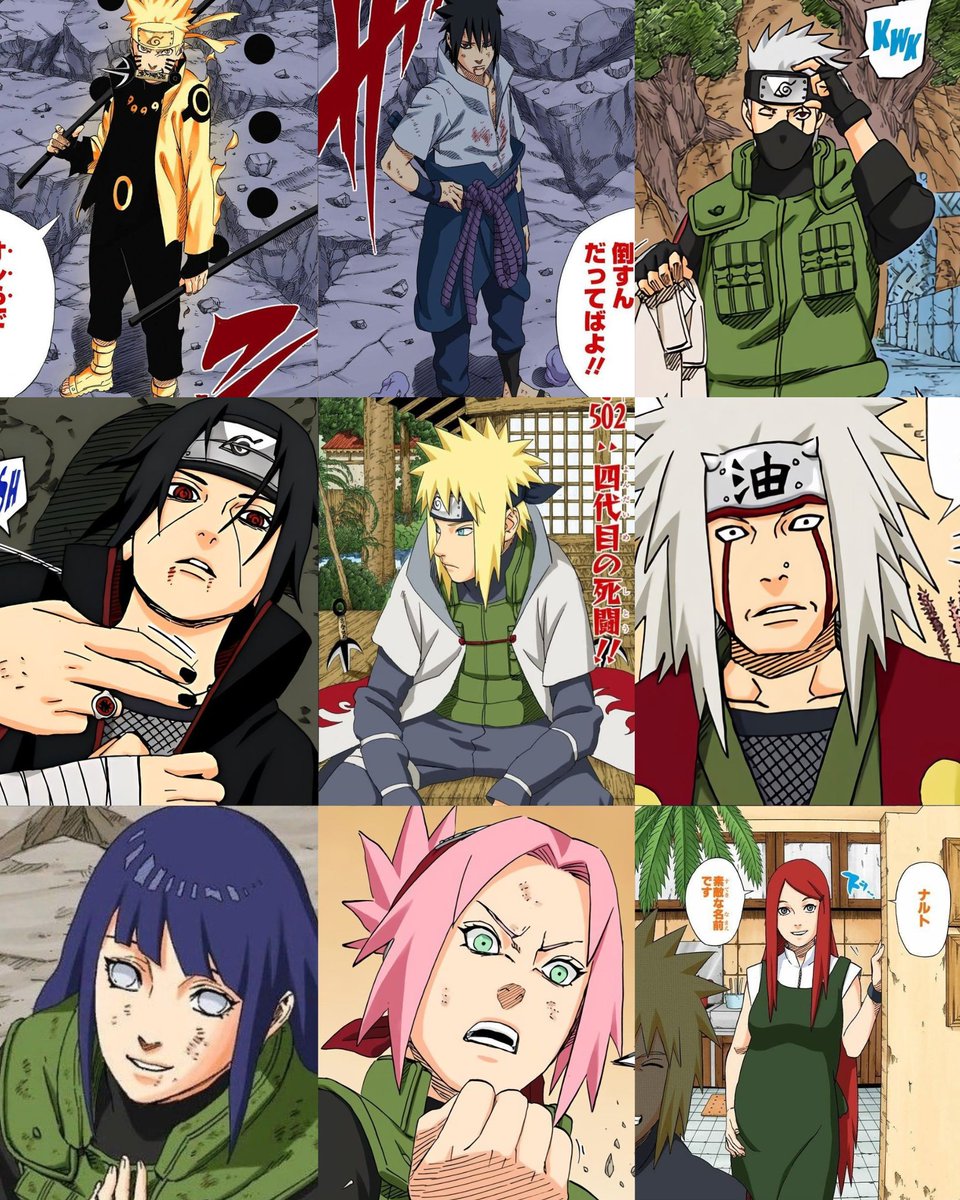 NevisX0's tweet photo. Pick one Naruto character from each row
#NARUTO https://t.co/enP9e8mV9l