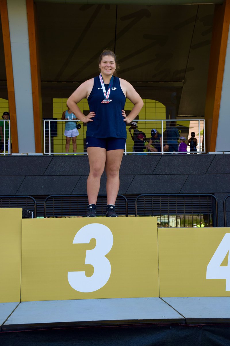 Camarillo’s Trinity Tipton @ the USATF National Junior Olympics in Eugene, Oregon ….taking 3rd in Discus and 8th in Shot Put! 2023 All American @vcspreps @EliavAppelbaum @ScorpAthleticBC @CamHighAthletic