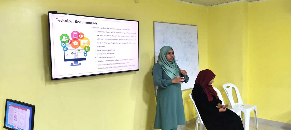 The orientation for the July 2023 Intake was conducted for the students enrolled in the Bachelor of Teaching Qur’an, Nursing, and Pharmacy programmes at the Male' campus.