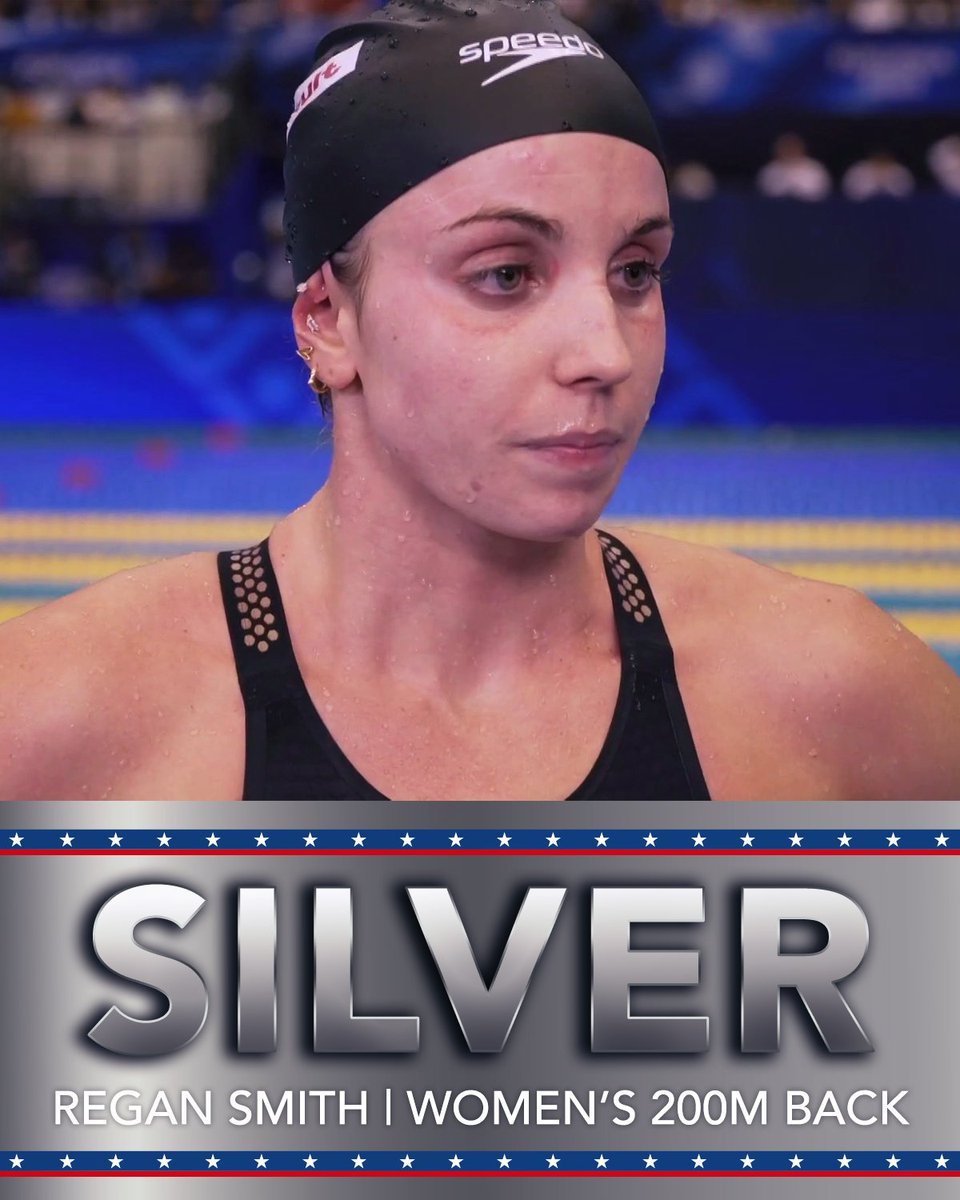 Individual medal number 4 for Regan Smith!

She wins silver in the women's 200m backstroke! #AQUAFukuoka23