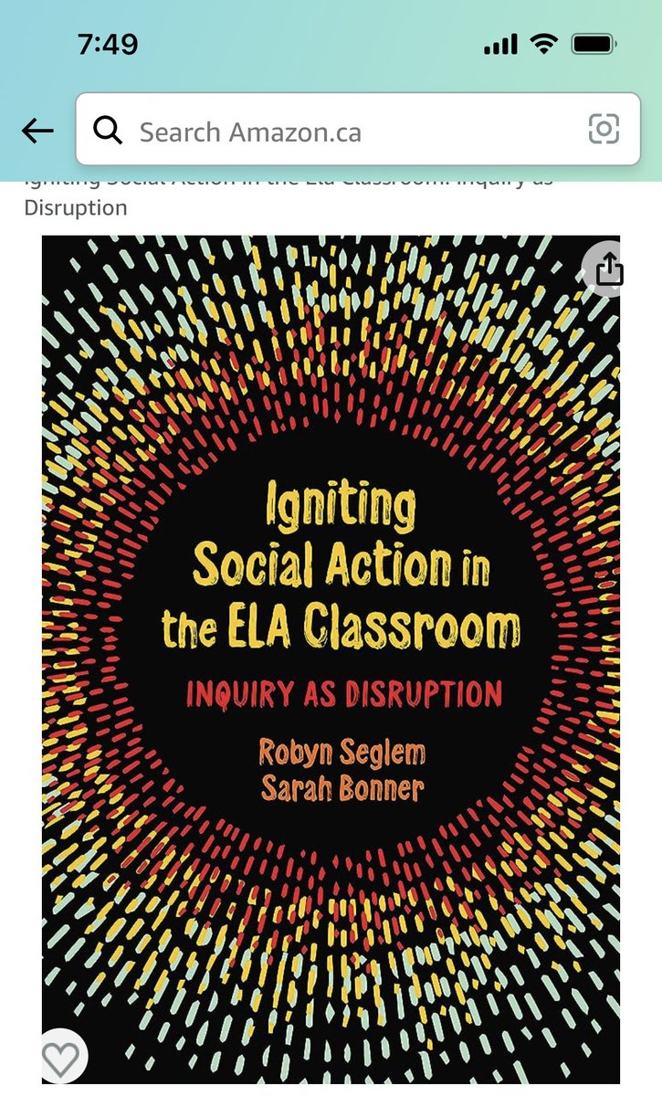 Friends! A co-author of this book was forced to resign, doxxed, and threatened for showing a 2SLGBTQ+ friendly YA book to her students. Now they’re coming for her own book. So…buy this book! read it and review it HONESTLY. Let’s teach it! Give it all the stars!!
