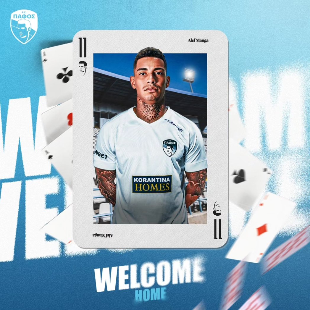 🤝Pafos, 29th of July 2023 – PAFOS FC is delighted to announce the signing of Alef Mangueira Severino Pereira, the highly acclaimed Brazilian player. ✍️Read More: shorturl.at/ipsvw #pafosfc #wearepafos #GrowingTogether #AlefManga