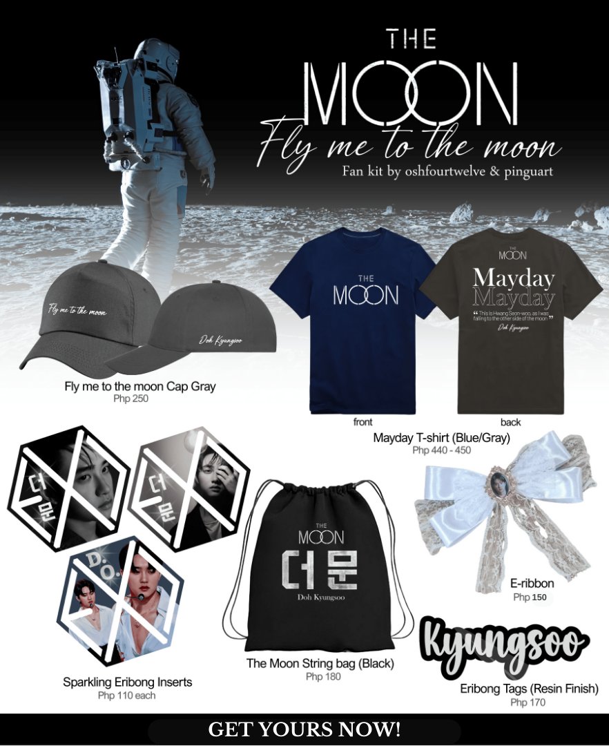 🚀 Fly me to #TheMoon Let me play among the stars 🧑‍🚀 THE MOON FAN KIT by @oshfourtwelve & @pinguartph PRE-ORDER | LIMITED QTY (other items are under production🥰) DOP: AUG 4 Order Here: tinyurl.com/THE-MOON-KIT Follow Us, Like, RT to win any item (1 winner) #osh412_fanmade