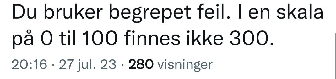 Artig at dei folka som revnar av Trædal sine 100 % IQ jokes bruker akkurat den same logikken i fullt alvor om varmepumper