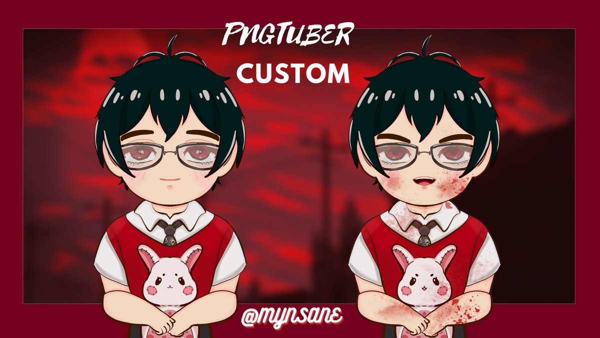 mynsane's tweet photo. Tried to do a Pngtuber for none other than @QmodeQ, thank you for trusting me on your projects lately (´｡• ᵕ •｡`)

I'm thinking of opening up commissions sooner or later.. https://t.co/RMX7UAg59u
