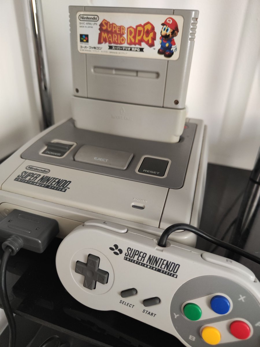 JokingDolphin's tweet photo. Getting ready for the switch version in November I don't have the money for the PAL version but this will scratch the itch for now #videogames #gaming #snes #nintendo #supermario #mario #nintendodirect #nintendoswitch #retro #retrogaming  #gamecommunity #gamecollecting #gamerlife https://t.co/qG93p8OOA3