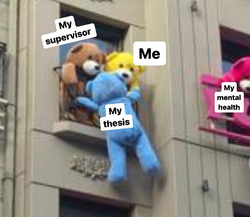 PhD journey (@phdjourney07) on Twitter photo When me and my supervisor trying to finished my thesis
#AcademicTwitter #phdlife #phdchat <a href="/PhDVoice/">PhD Voice - Independently Run</a> <a href="/OpenAcademics/">OpenAcademics</a> When me and my supervisor trying to finished my thesis
#AcademicTwitter #phdlife #phdchat <a href="/PhDVoice/">PhD Voice - Independently Run</a> <a href="/OpenAcademics/">OpenAcademics</a>