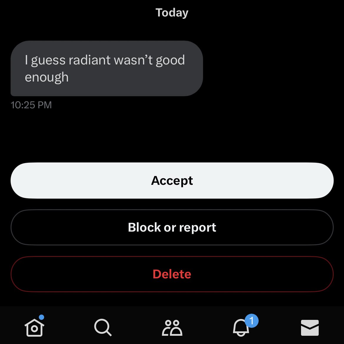 meeowsus's tweet photo. bro thinks girls would automatically drop down on their knees after seeing a screenshot of his radiant rank https://t.co/T6utudIHP8