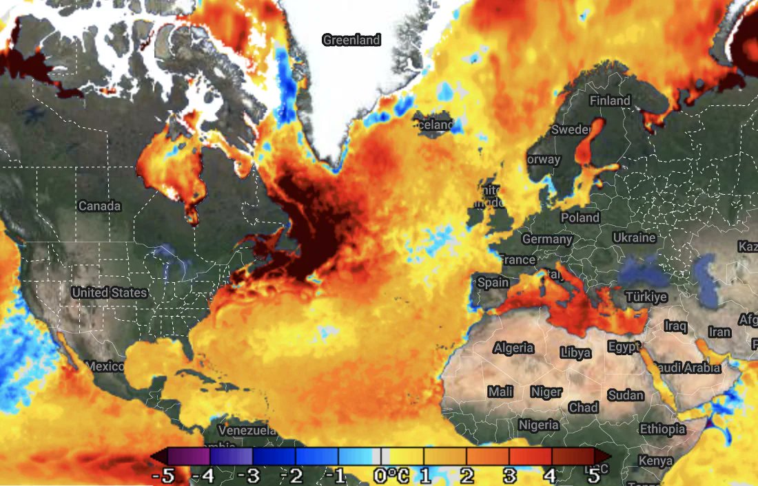The Northern Hemisphere's oceans and seas have never been this hot in modern history. All around the world records we should never have reached are breaking. 

Our planet is starting to boil. How many more records must fall before we #ActOnClimate

#climate via <a href="/US_Stormwatch/">Colin McCarthy</a>