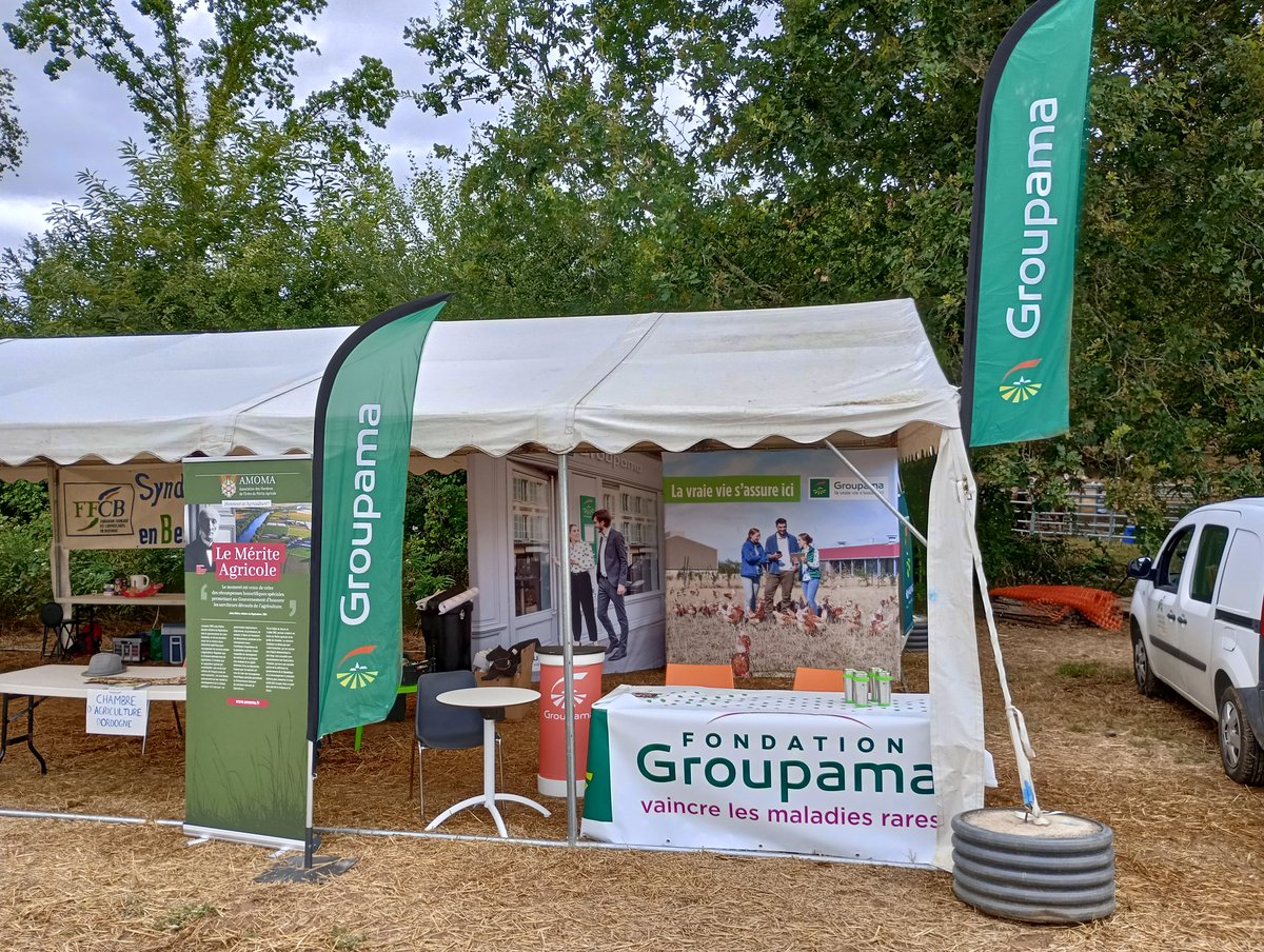 Partenaire des <a href="/JADordogne/">JeunesAgriculteurs24</a>, venez nous retrouver à Terre en Fête sur le stand #Groupama. Accompagner le monde agricole, une évidence pour notre mutuelle. #proximite #territoire