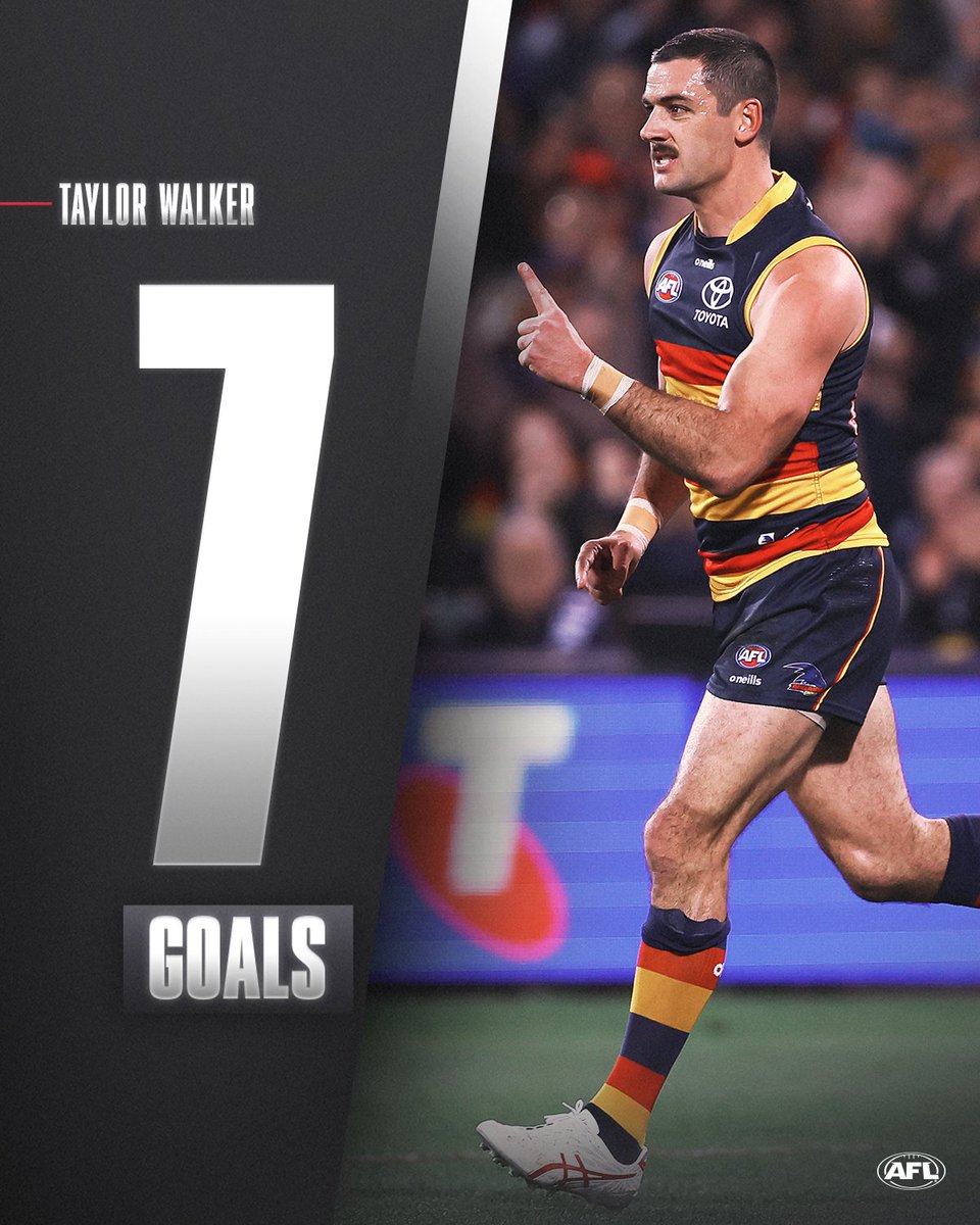 AFL's tweet photo. A first Showdown Medal for Tex 🏅

#AFLCrowsPower https://t.co/1dTNhVNZIS