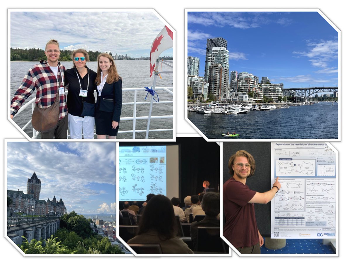 Marvin, Tanya and Franziska have been on tour in Canada this week to present lectures and posters at the  23rd ISFC in Quebec and OMCOS in Vancouver. Congratulations to Marvin for winning the OMCOS Rhodium poster award! #OMCOSXXI #ISFC2023