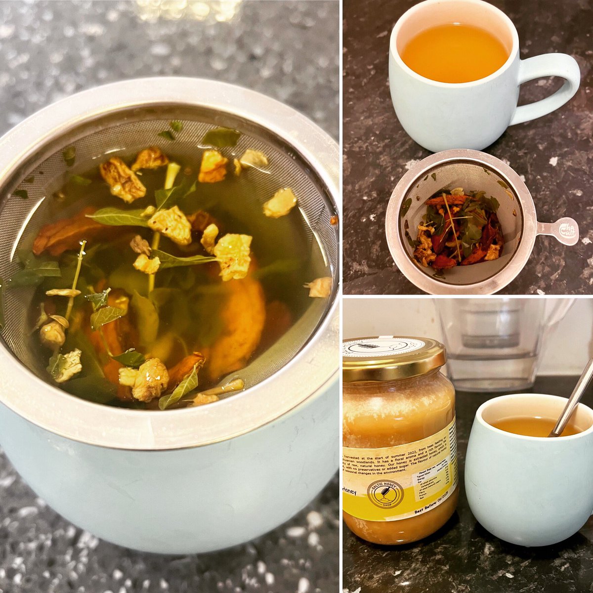 liverpooltea's tweet image. A little mug of goodness…

with turmeric, ginger, aniseed, cocoa peel, moringa

#herbaltea #tumerictea #gingertea