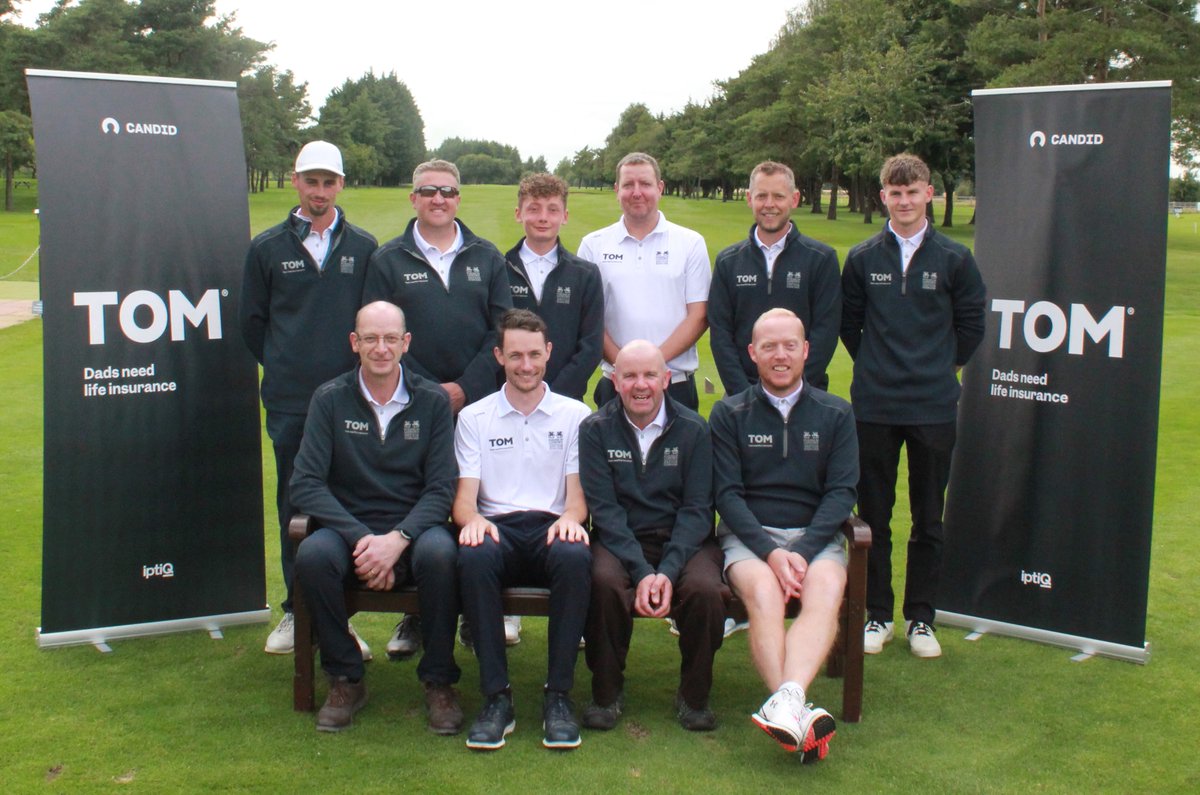 Our league team is looking sharp thanks to our new sponsor, TOM! 

TOM specialises in providing affordable life insurance for dads. 

The new kit was on display for the first time for our home match against Filton Golf Club, and we won! 

Thank you, TOM, for supporting our team!