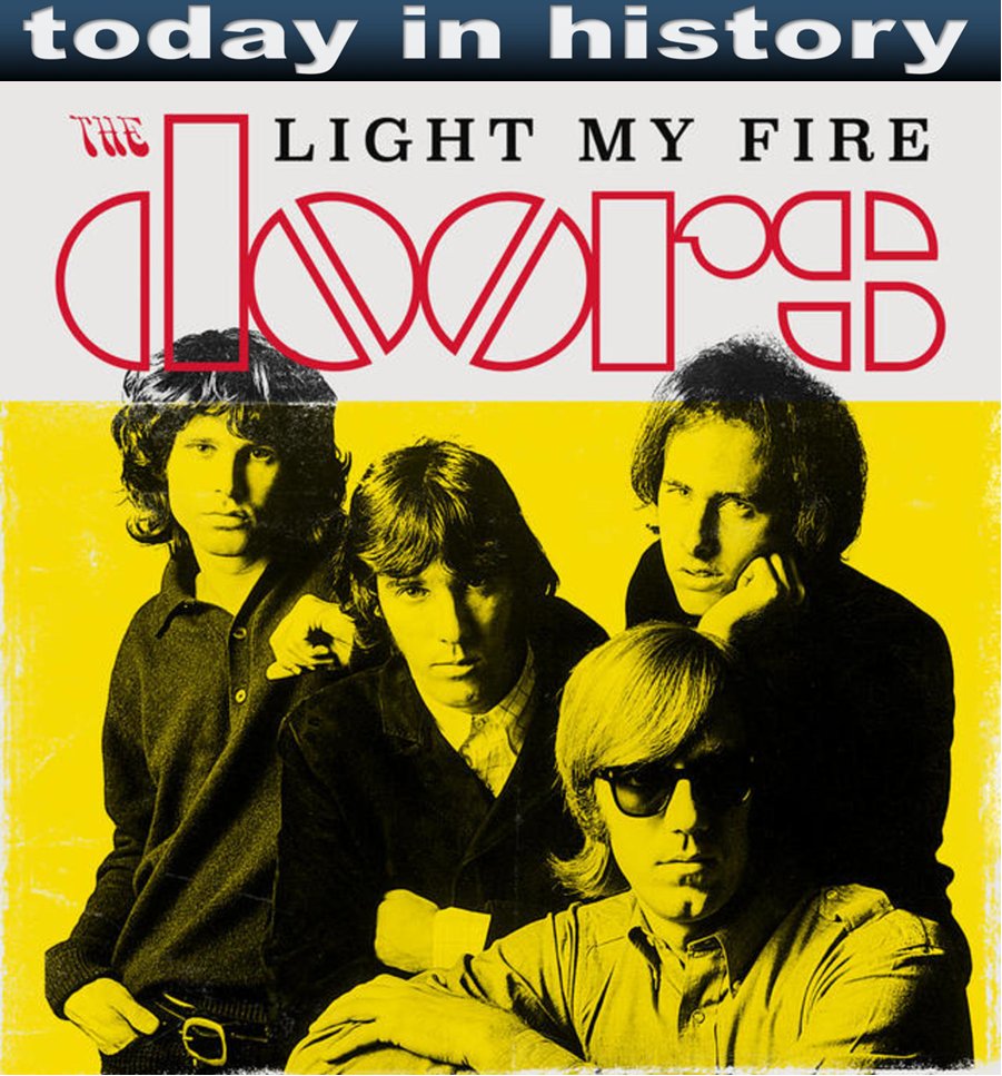 TODAY IN HISTORY . . . July 29, 1967
The Doors score their first #1 hit with “Light My Fire”
bestclassicbands.com/doors-light-my…

#dailytrivia #TodayInHistory #ThisDayInHistory #thedoors #jimmorrison #lightmyfire #billboardcharts #BillboardChart