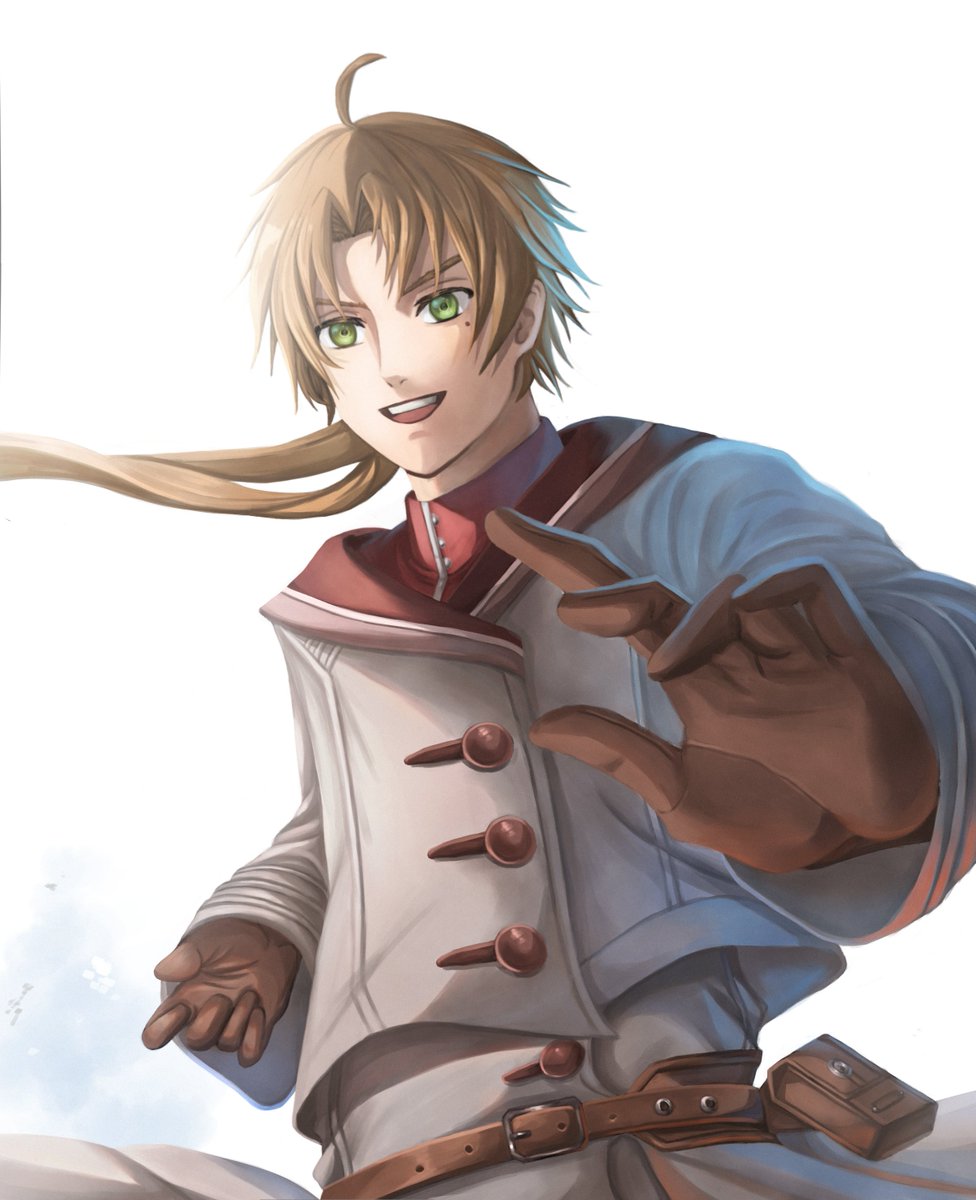 DaiMaouCC's tweet photo. I illustrated Rudy from Volume 26, trying to imitate Shirotaka's style

#MushokuTensei #無職転生 #digitalart https://t.co/j9KL9Lkb35