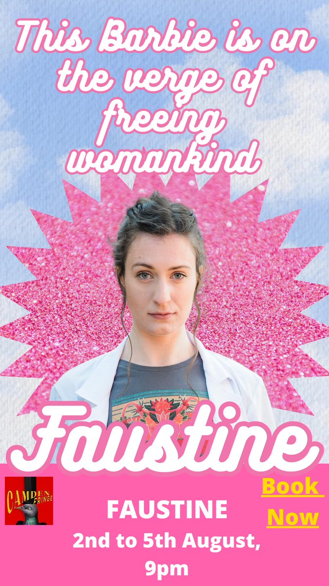 LAM_Theatre's tweet image. This #Barbie is on the verge of freeing Womankind. 
Find out how and book to see #FAUSTINE @cockpittheatre 2nd - 5th August. Tickets: thecockpit.org.uk/show/faustine 
😈💖🔥
#BarbieMovie #Theatre #Feminism #London #Camden #Fringe #FringeFest #FemaleLed #UpcomingEvents #MustSee