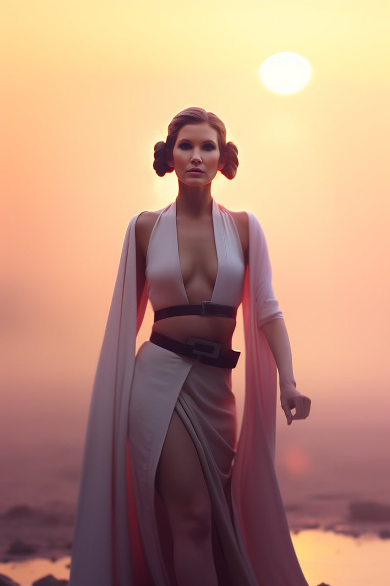 As you know I was far from committed to AI over the last month due to sickness. 

As things are getting back to normal I will resume my AI journey properly and explore more sophisticated styles.

#1 - my first Star Wars piece. Leia.

#StarWars
#midjourney #AIart #aiartcommunity