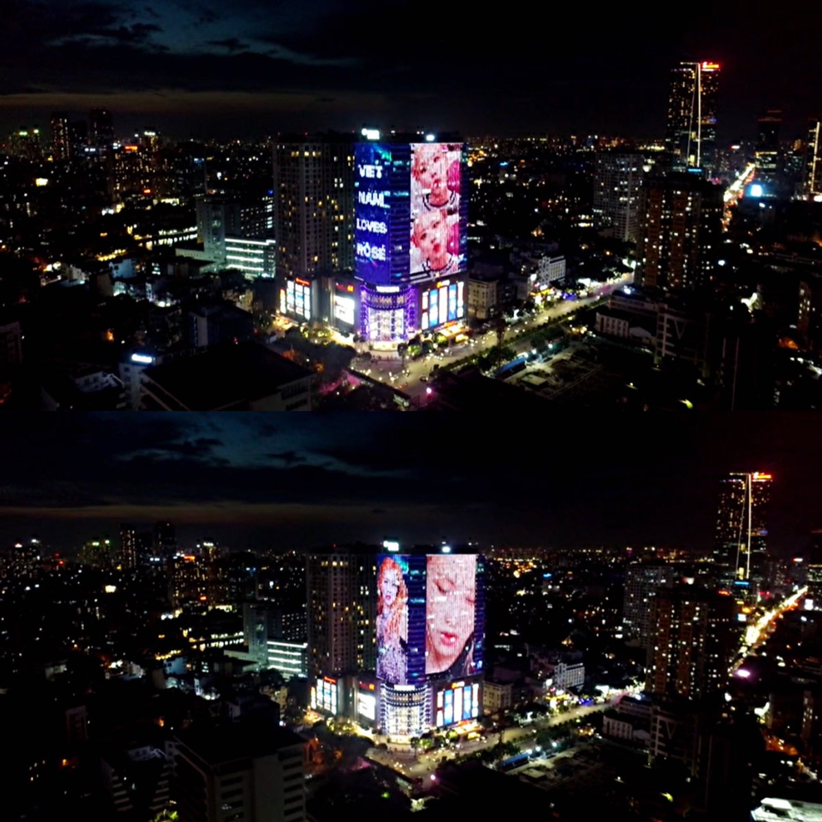 RoseDCgallery's tweet photo. ROSÉ LIGHTS UP HANOI
#VietnamWelcomesROSÉ #ROSÉ https://t.co/kCpTWOI4Fd
