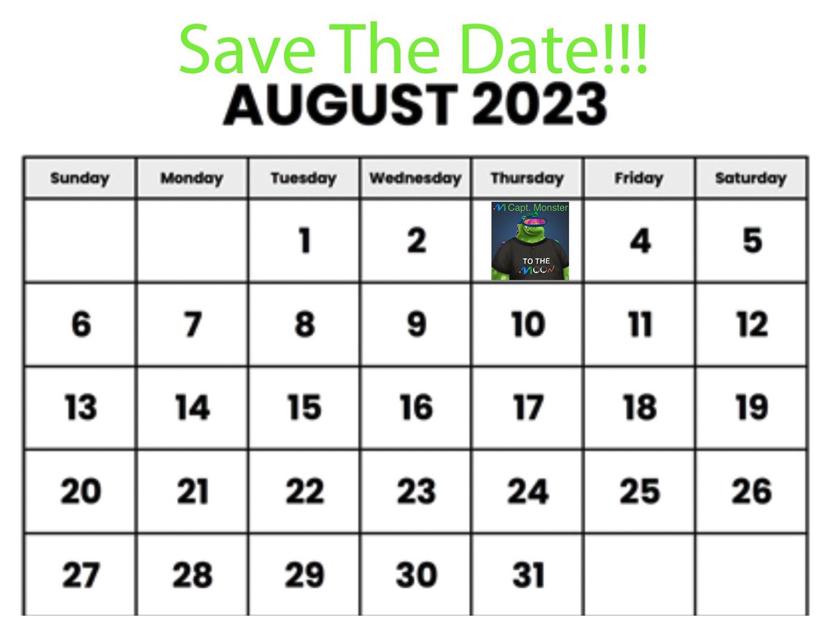 MonsterMyCity's tweet photo. Save the date!!! August 3rd 2023!!!

One word…. MONSTROUS 👹 👹 👹 https://t.co/rVlFE5ECze