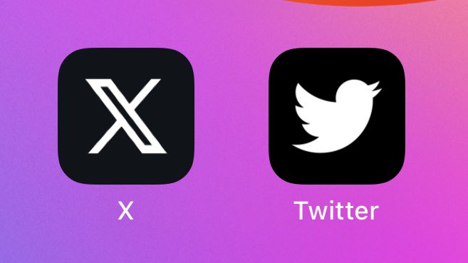 9techeleven's tweet photo. Which icon and name do you prefer? Twitter or X? https://t.co/dS5LQ9Ov1P