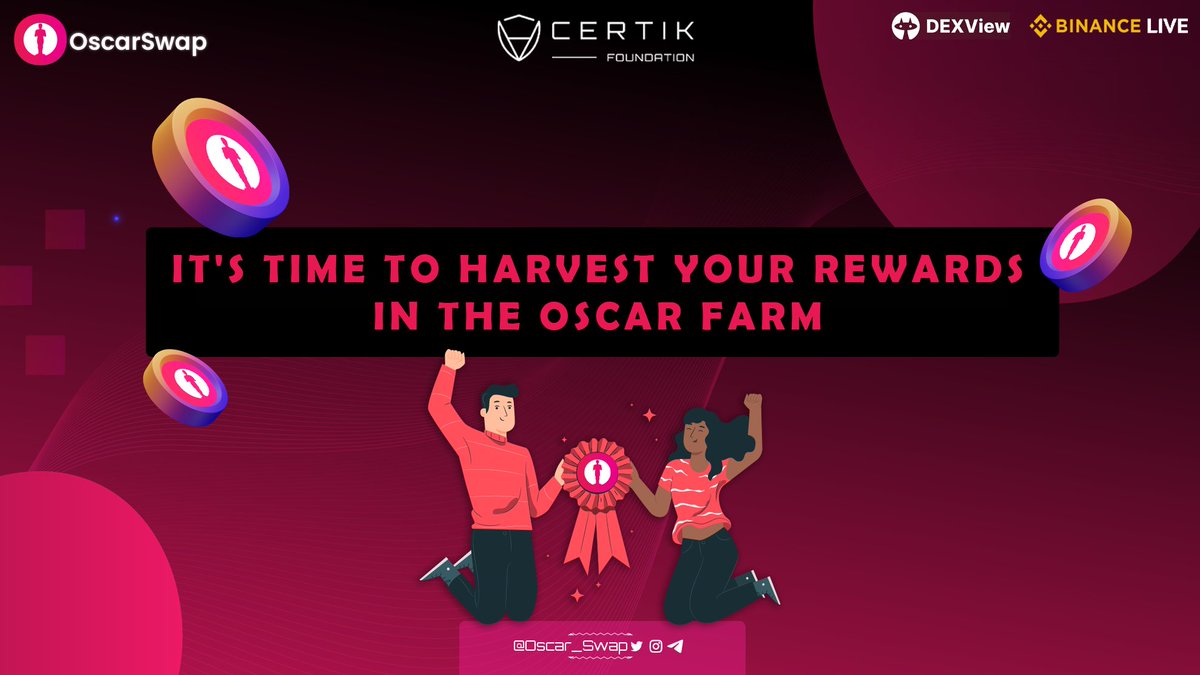 Oscar_Swap's tweet photo. ⚡️Top #1 DEX on #Arbitrum #BSC
⚡️ 100% DEX FEES to Farms
⚡️ 1-Stop Solution Trade, Earn, Bridge
⚡️ Lowest Trx Fees
⚡️ L1, L2 Bridge & Concentrated Liq DEX
👉Visit: https://t.co/DOkqiYgsH5
#Oscarswap #Oscar #BSC #Arbitrum #ETH #DEX #Ethereum https://t.co/l9cW7oaJbA