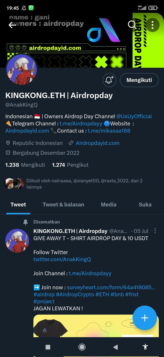 Ayrusak1's tweet photo. @Hardianto2808 DONEE 🔥🔥 https://t.co/CszuSn2cvV