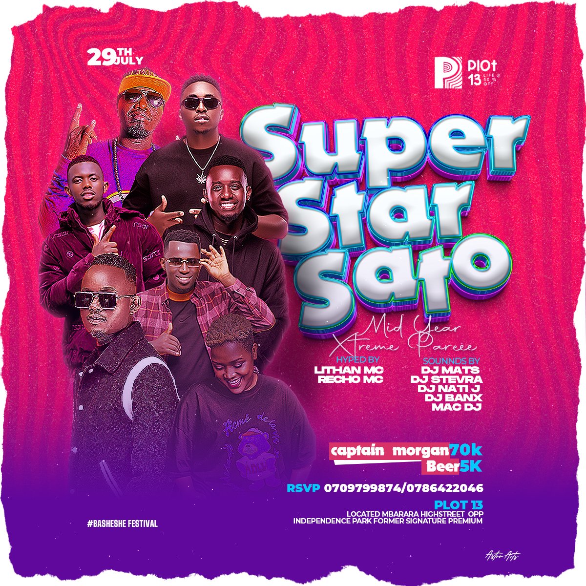 djkits2's tweet photo. When it comes to WEEKEND, PLOT 13  got you sorted 🤙 #SuperStarSaturdays right here 🔥🥳 DJ BANX, LITHAN MC, NATI J, DJ MATS, DJ STEVRA, RECHO MC https://t.co/5a2J3bwzFC