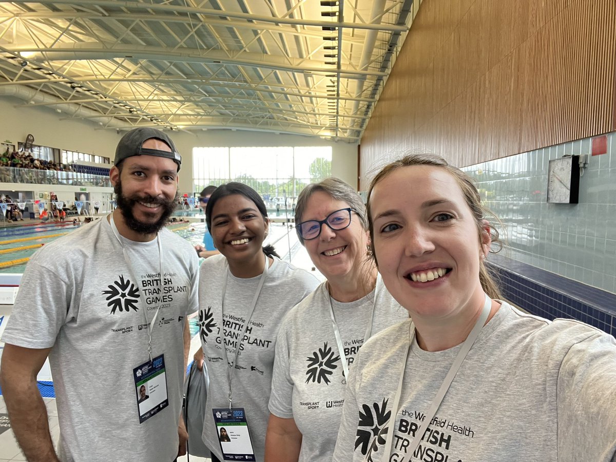 The volunteer team at today’s @whbtg swimming. Fantastic morning supporting the children’s events, and ready for the adults this afternoon! 🏊‍♂️