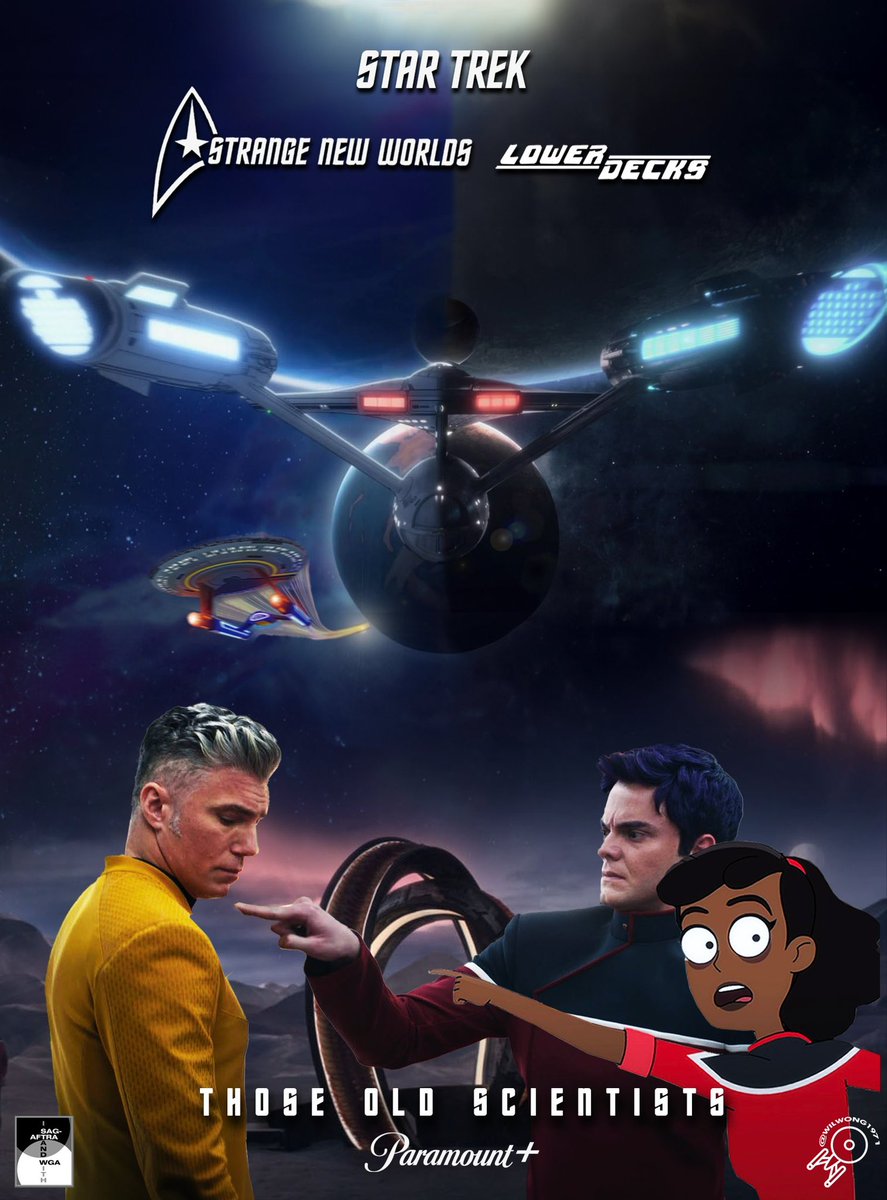 Intrepid_1701's tweet photo. It’s not TOS, but it’s fun. Give it a watch. #StarTrekLowerDecks #StarTrekStrangeNewWorlds #StarTrek #TheEnterpriseProject https://t.co/G4YtKalA0N
