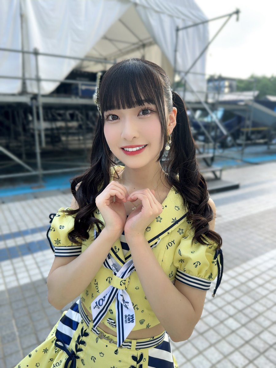 ニアジョイ 山田杏佳 ブルーハワイレモン 歌唱衣装 生写真 直筆 ヨリ